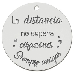 CHAPA PLATA 925MM PARA RAMO DE NOVIA