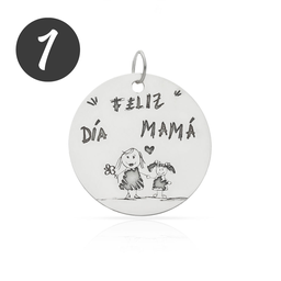 DIBUJASUEÑOS - ABALORIO PLATA 925MM - 23MM