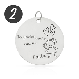 DIBUJASUEÑOS - ABALORIO PLATA 925MM - 23MM