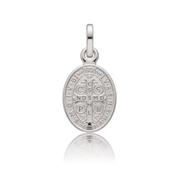 MEDALLA PLATA 925MM SAN BENITO OVAL - 10x16MM