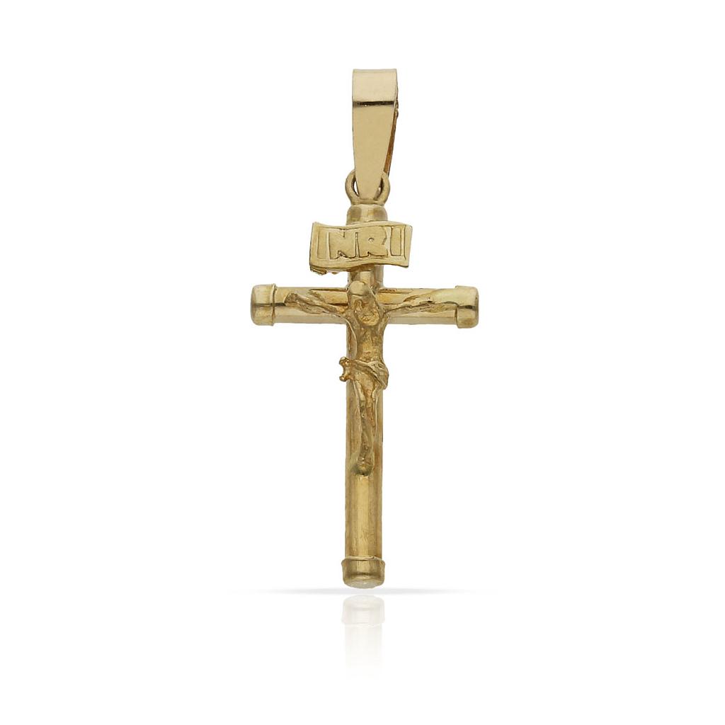 CRUZ ORO 18KL CRISTO - 14X23MM