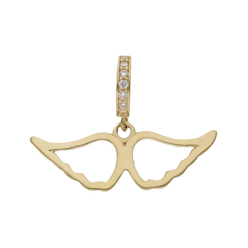 CHARMS COLGANTE ORO 18KL ALAS ANGEL