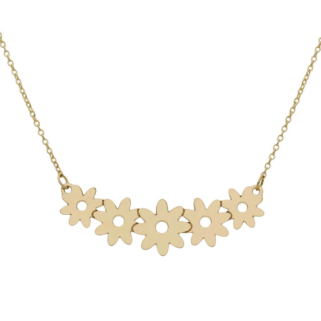 GARGANTILLA ORO 18KL MARGARITAS