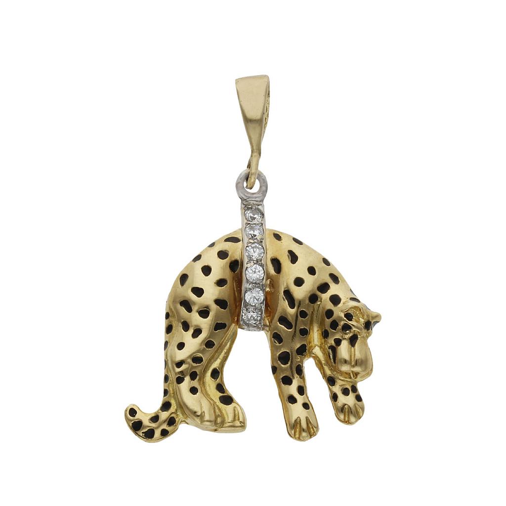 COLGANTE ORO 18KL PANTERA - 22X22MM