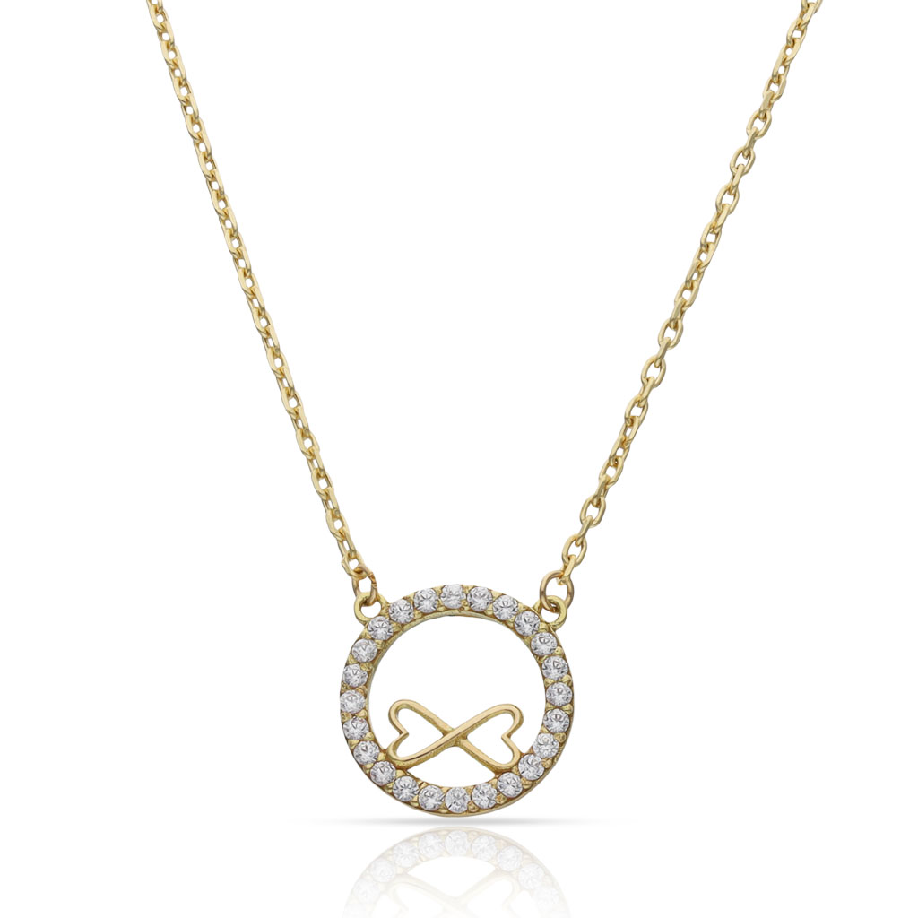 GARGANTILLA ORO 18KL INFINITO CIRCONITAS