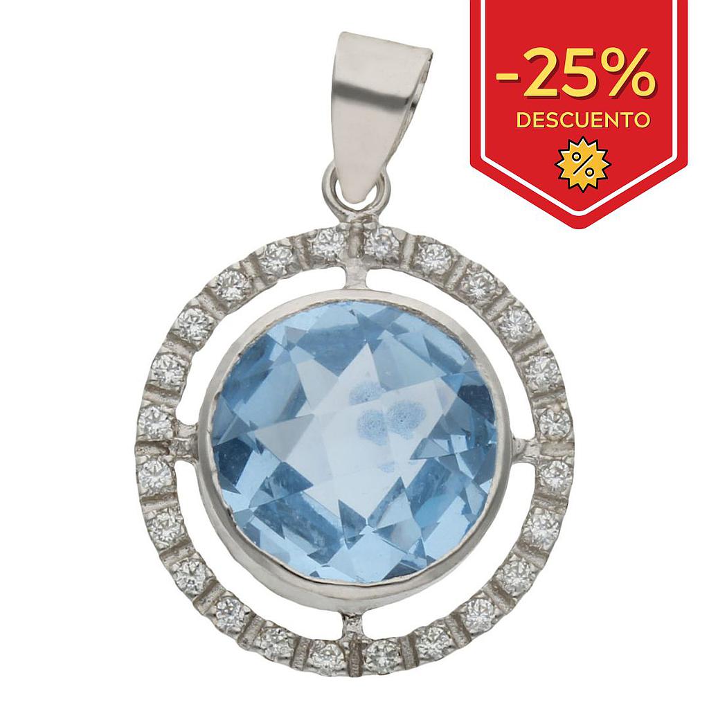 COLGANTE ORO BLANCO 18KL