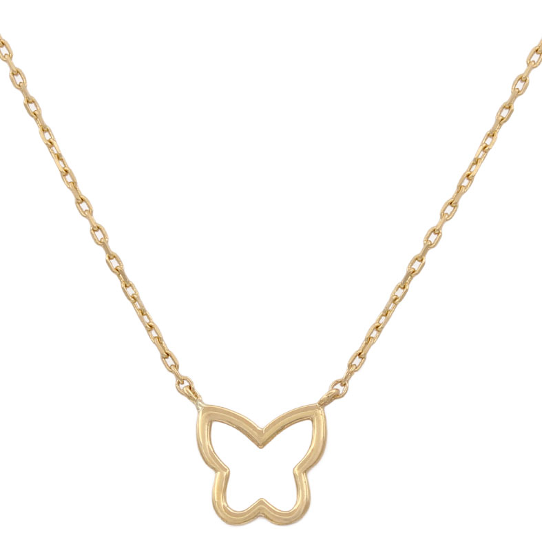 GARGANTILLA ORO 18KL MARIPOSA