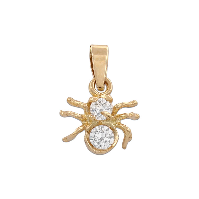 COLGANTE ORO 18KL ARAÑA CIRCONITAS