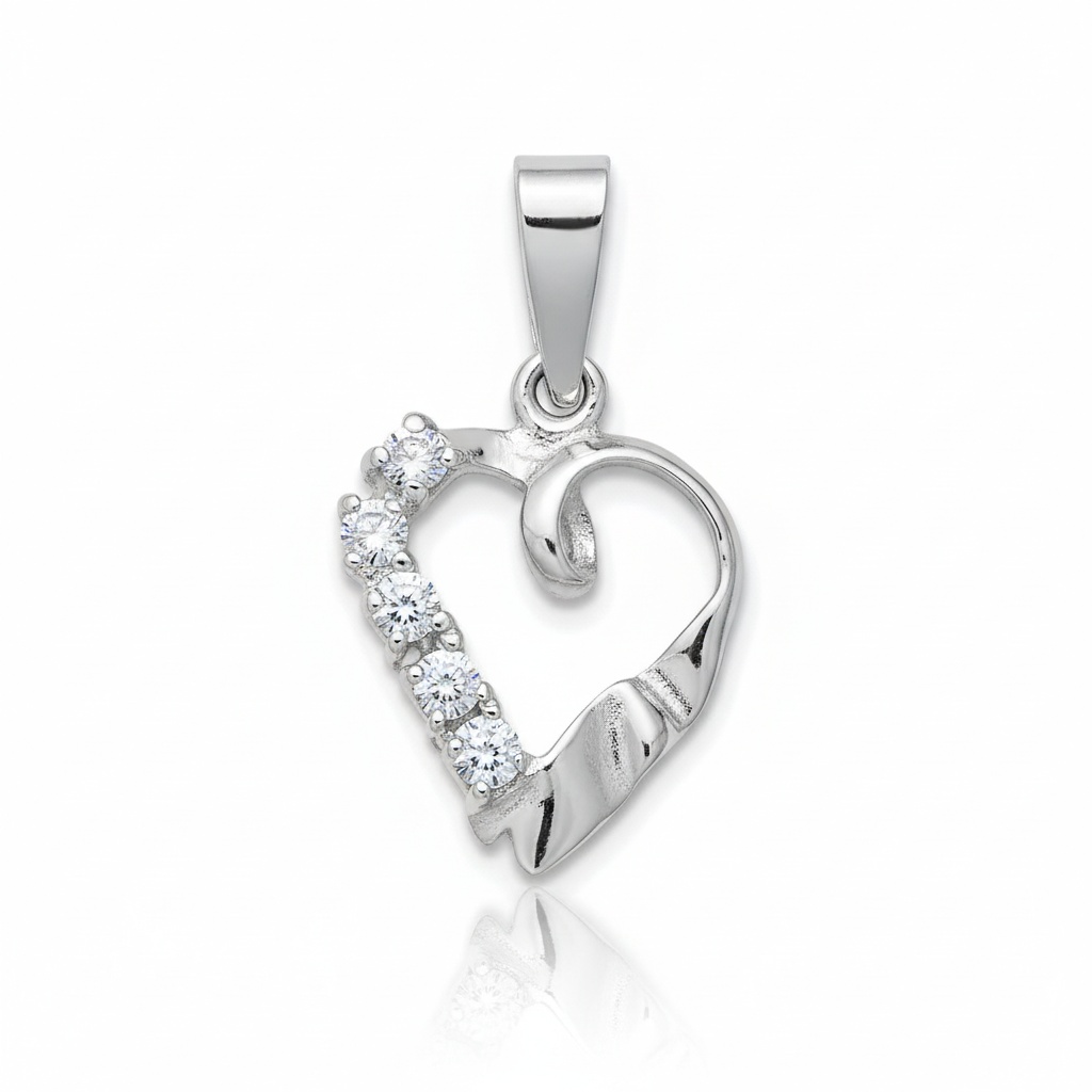 COLGANTE ORO BLANCO 18KL DIAMANTES