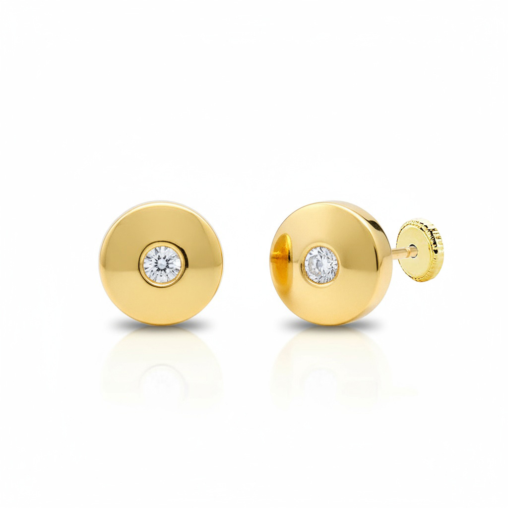 PENDIENTES ORO 18KL REDONDOS
