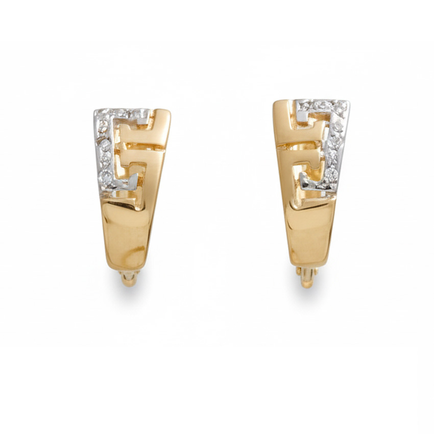 PENDIENTES ORO 18KL CIRCONITAS