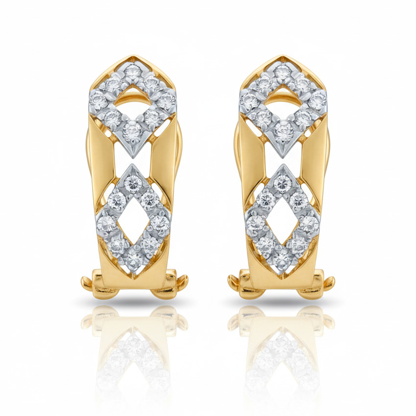 PENDIENTES ORO 18KL CIRCONITAS