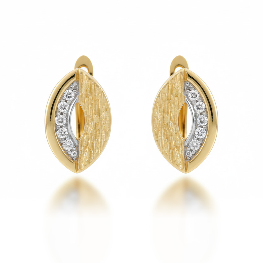 PENDIENTES ORO 18KL CIRCONITAS