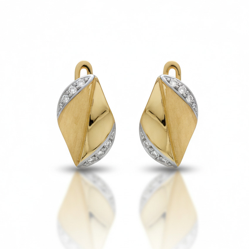 PENDIENTES ORO 18KL CIRCONITAS