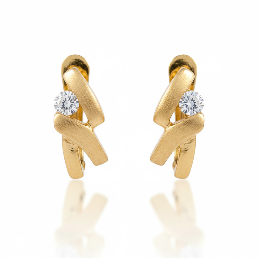 PENDIENTES ORO 18KL CIRCONITAS