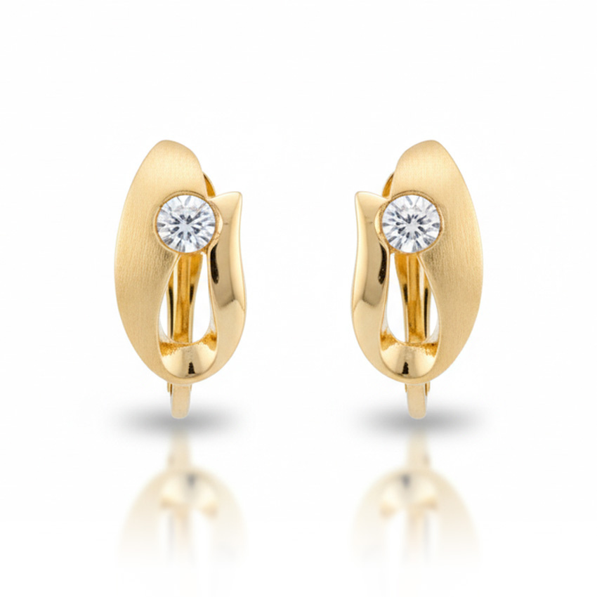 PENDIENTES ORO 18KL CIRCONITAS