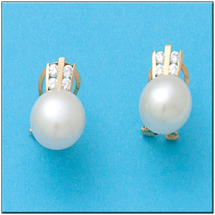 PENDIENTES ORO 18KL PERLAS CULTIVADAS