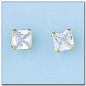 PENDIENTES ORO 18KL - 7X7