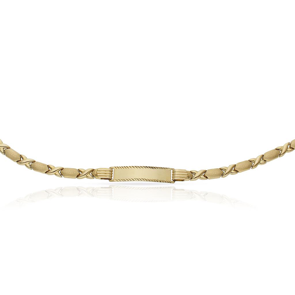 PULSERA ORO 18KL PLACA