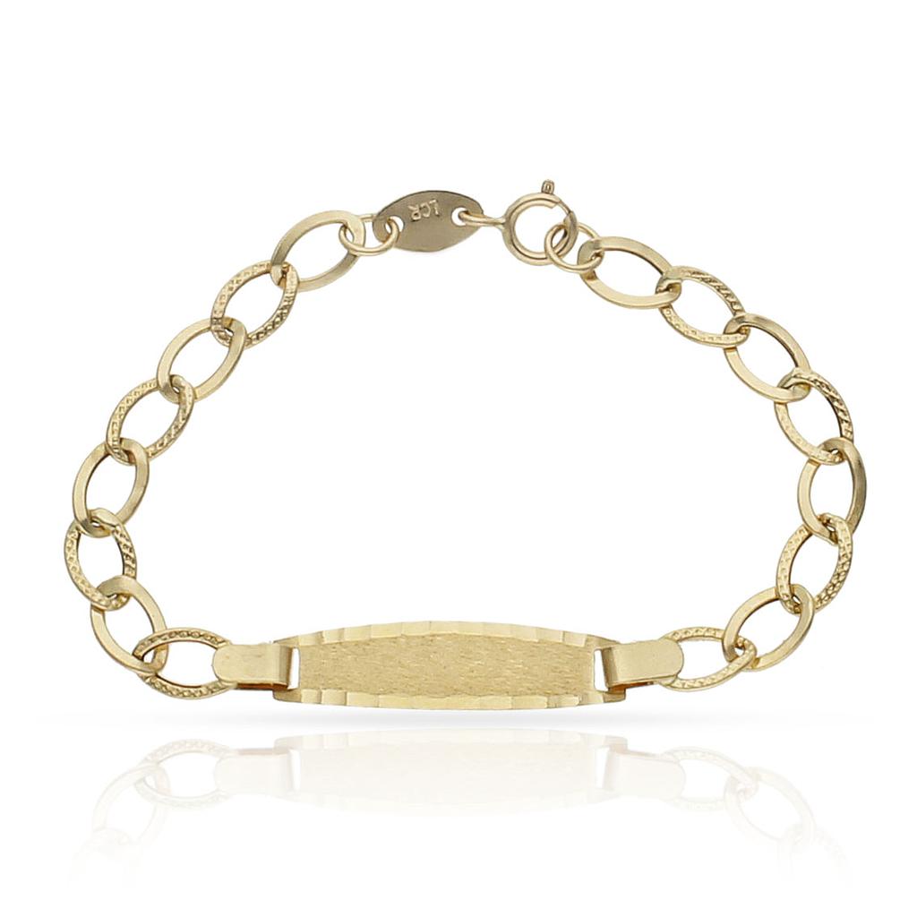 PULSERA ORO 18KL PLACA