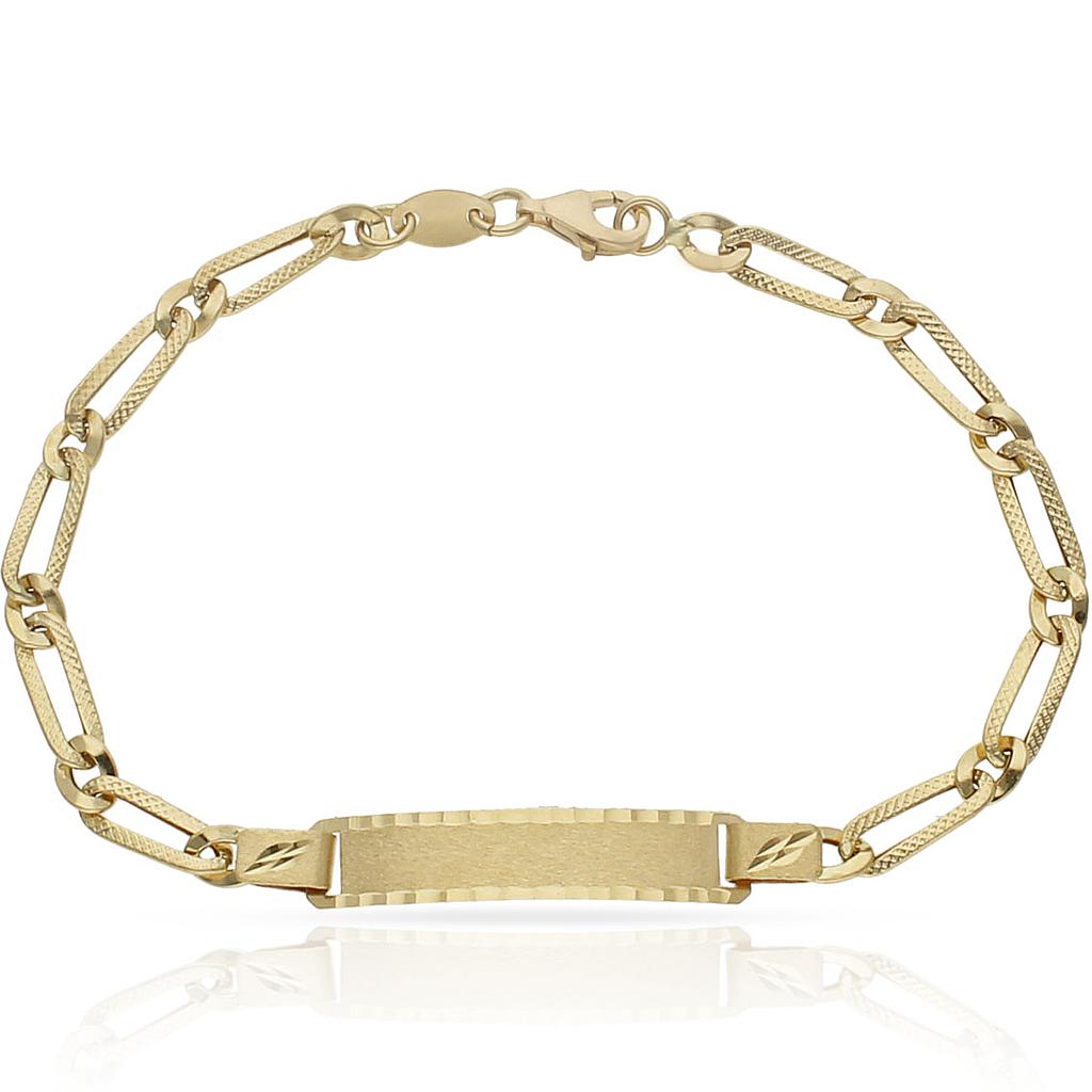 PULSERA ORO 18KL CON PLACA