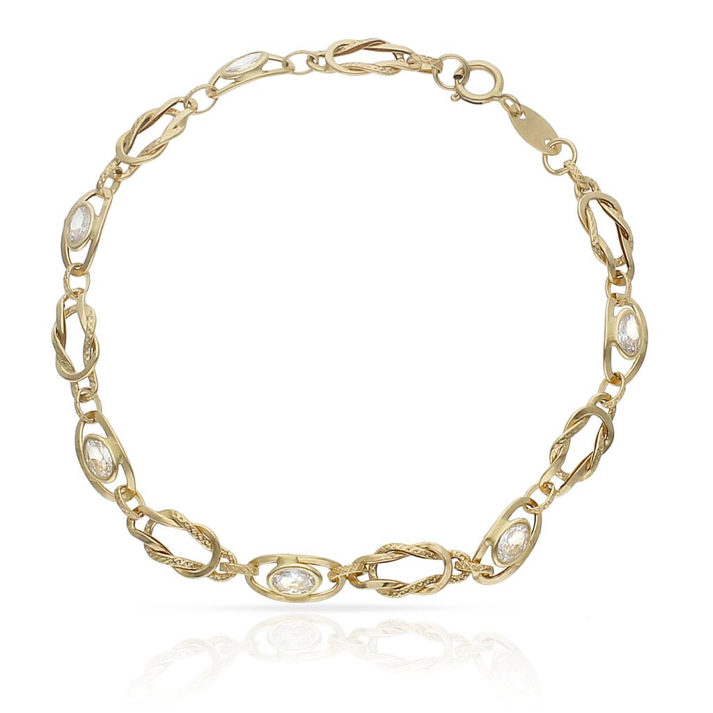 PULSERA ORO 18KL CIRCONITAS