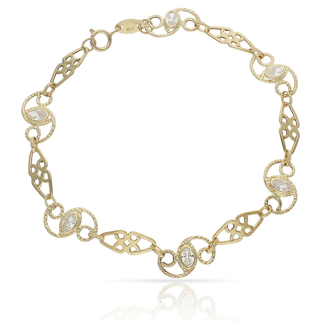 PULSERA ORO 18KL TROQUELADA