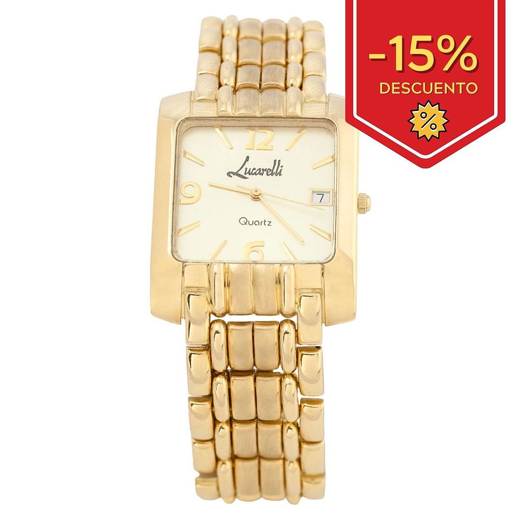 RELOJ ORO 18KL CABALLERO LUCARELLI
