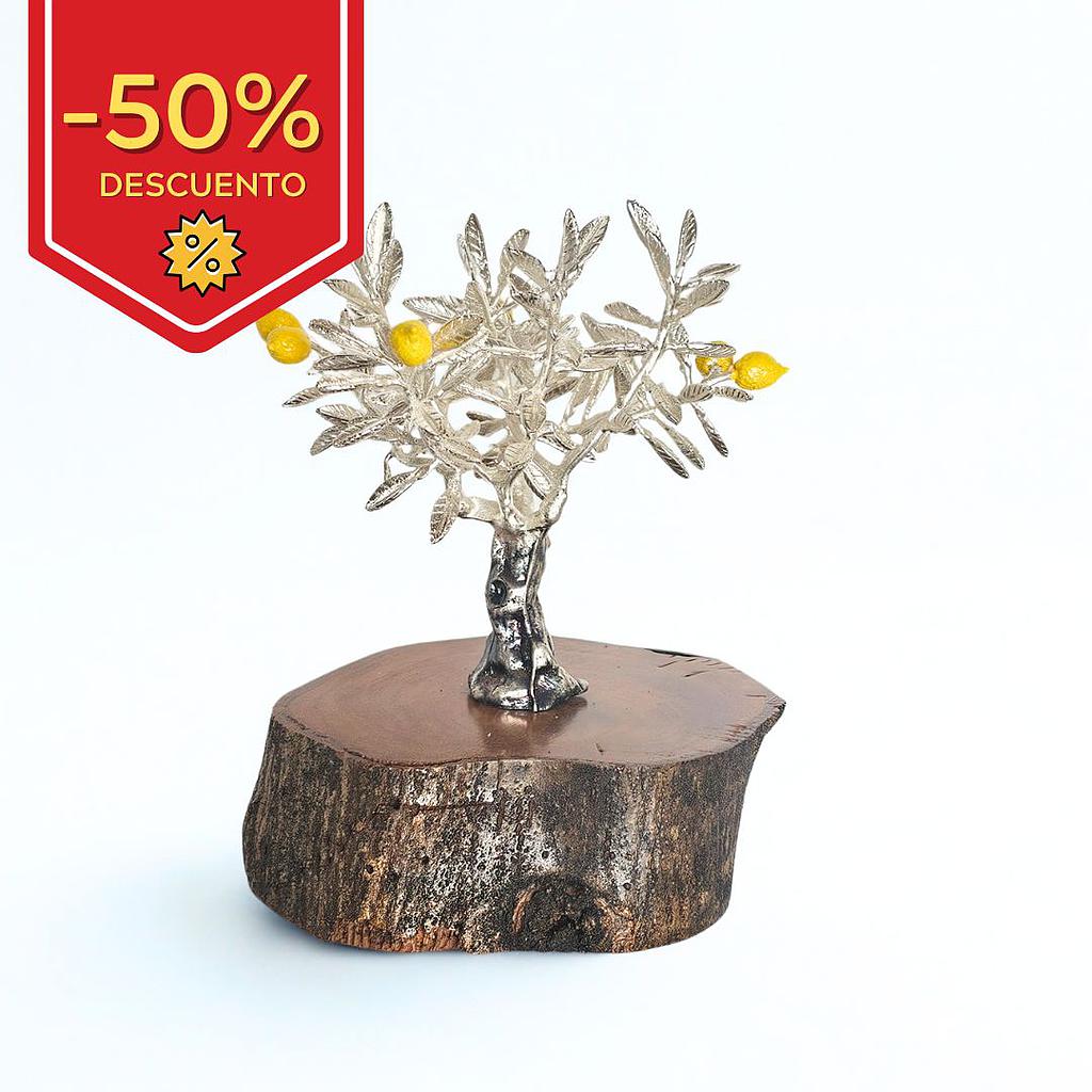 LIMONERO PLATEADO Y ESMALTADO - 10X13CM