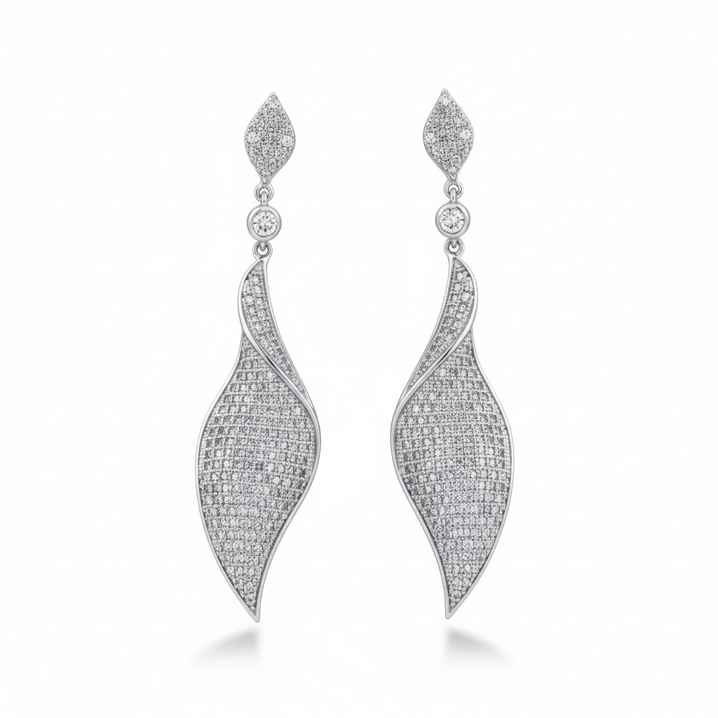 PENDIENTES PLATA 925MM CIRCONITAS