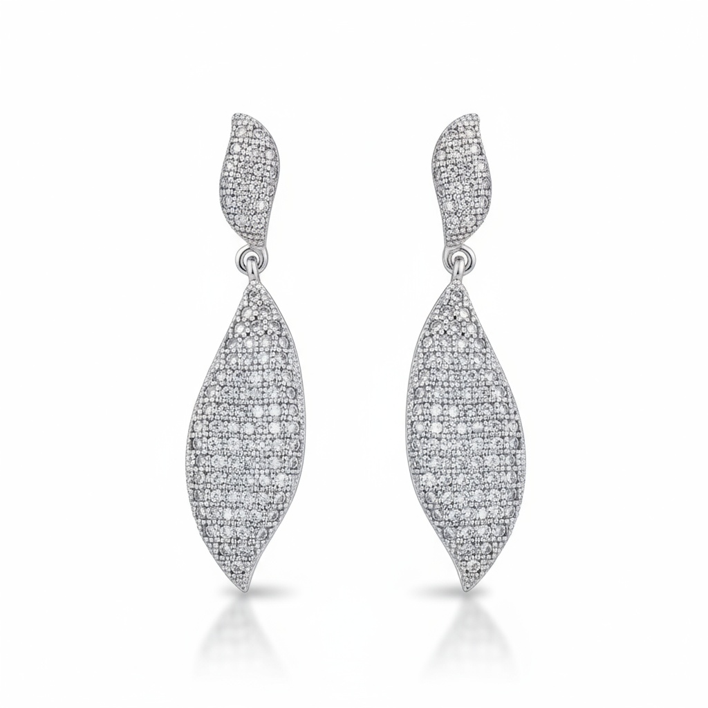 PENDIENTES PLATA 925MM CIRCONITAS