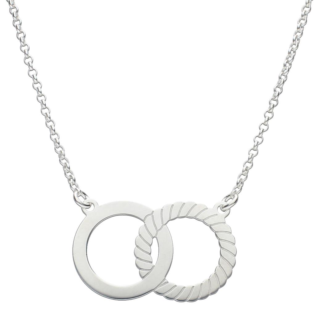 GARGANTILLA PLATA 925MM ETERNITY - 16MM