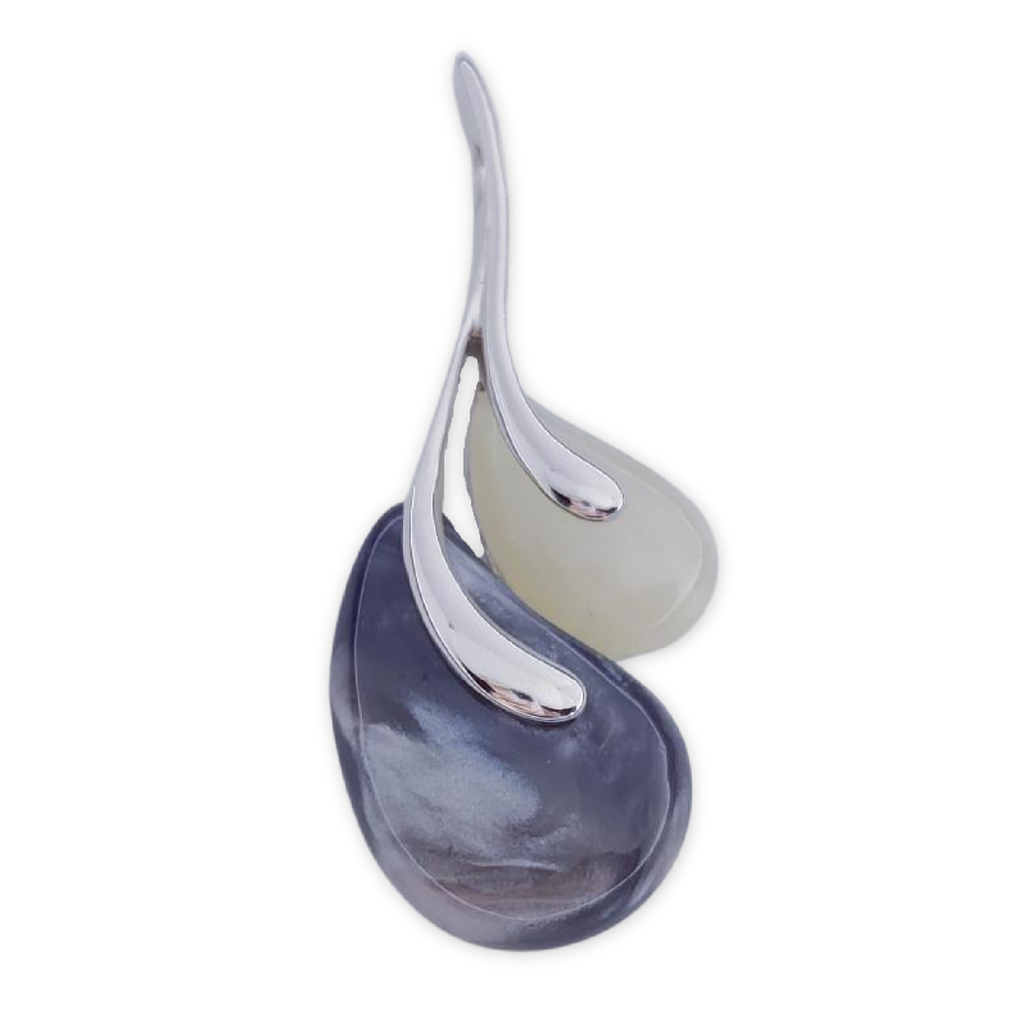 COLGANTE PLATA 925MM OJO DE AGUILA NEGRO