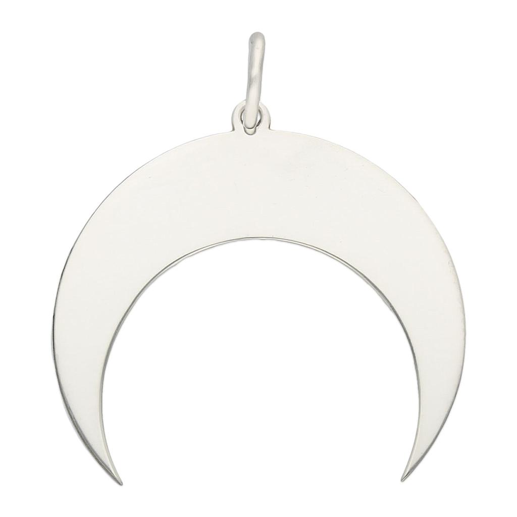 COLGANTE PLATA 925MM LUNA