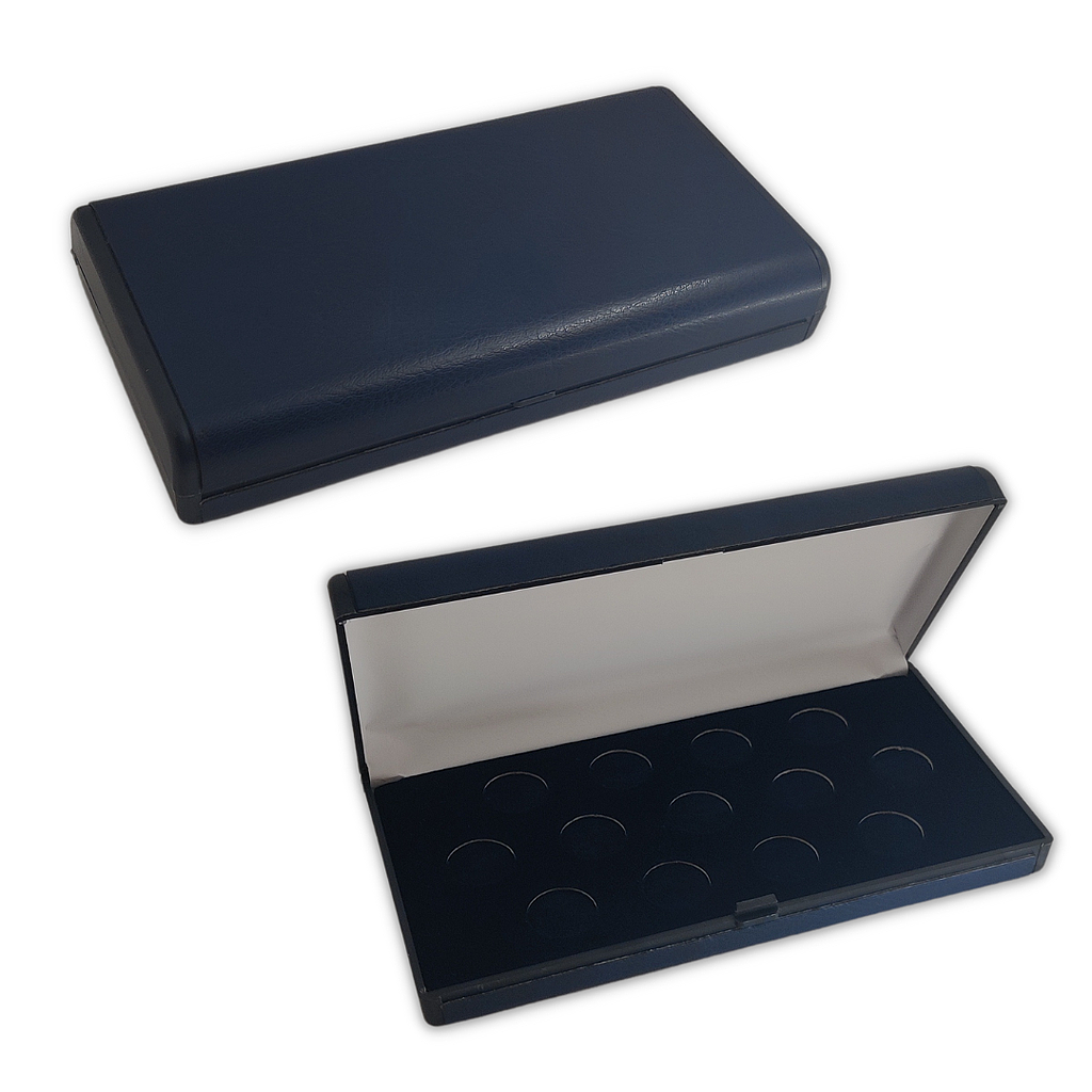 ESTUCHE ARRAS TERCIOPELO AZUL MARINO 17x9 CM