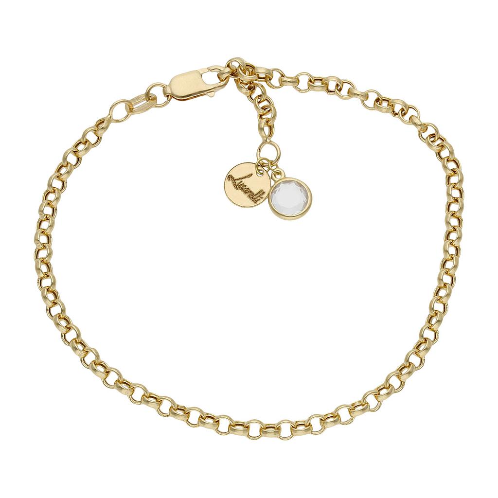 PULSERA MI HISTORIA ORO 18KL 3MM - CIRCONITA