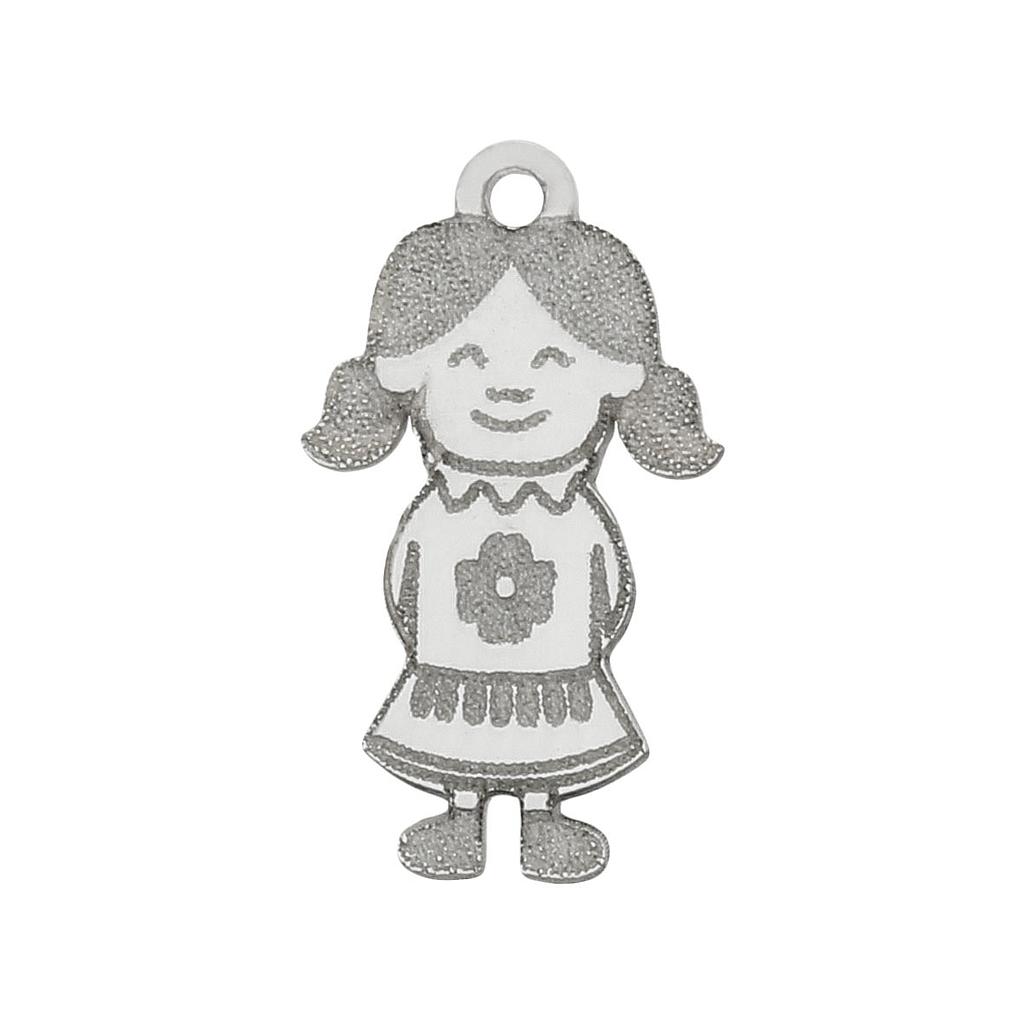 MI HISTORIA - ABALORIO PLATA 925MM NIÑA