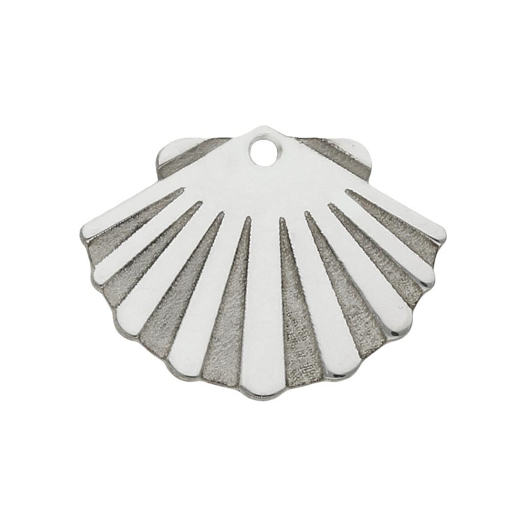 MI HISTORIA - ABALORIO PLATA 925MM CONCHA