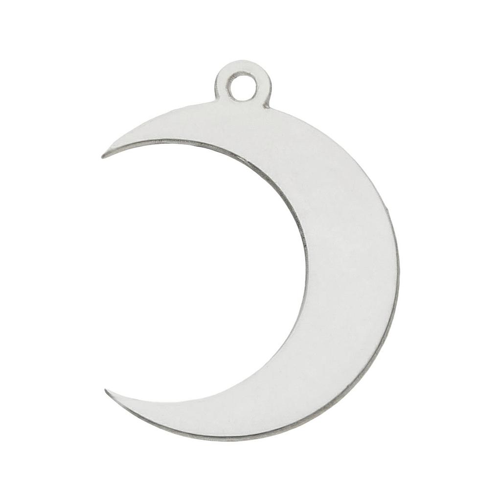 MI HISTORIA - ABALORIO PLATA 925MM LUNA