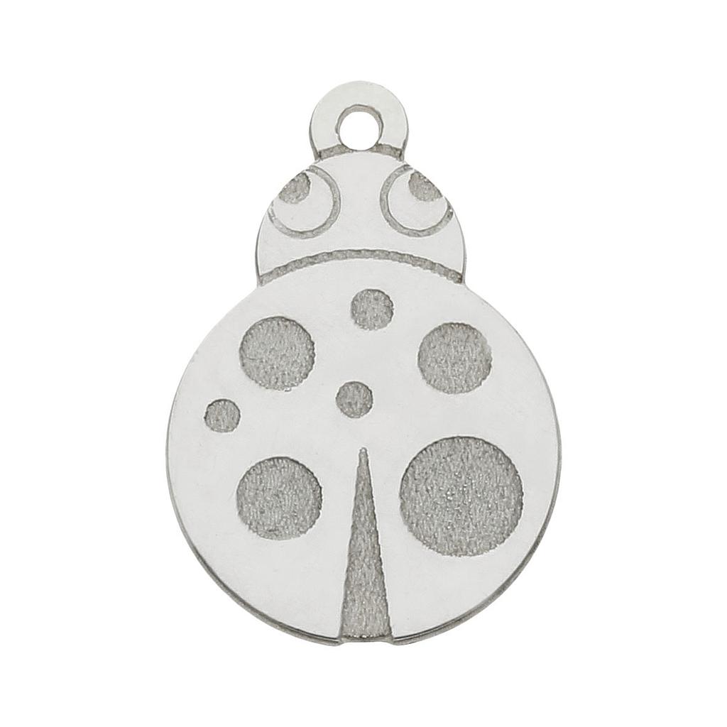 MI HISTORIA - ABALORIO PLATA 925MM MARIQUITA