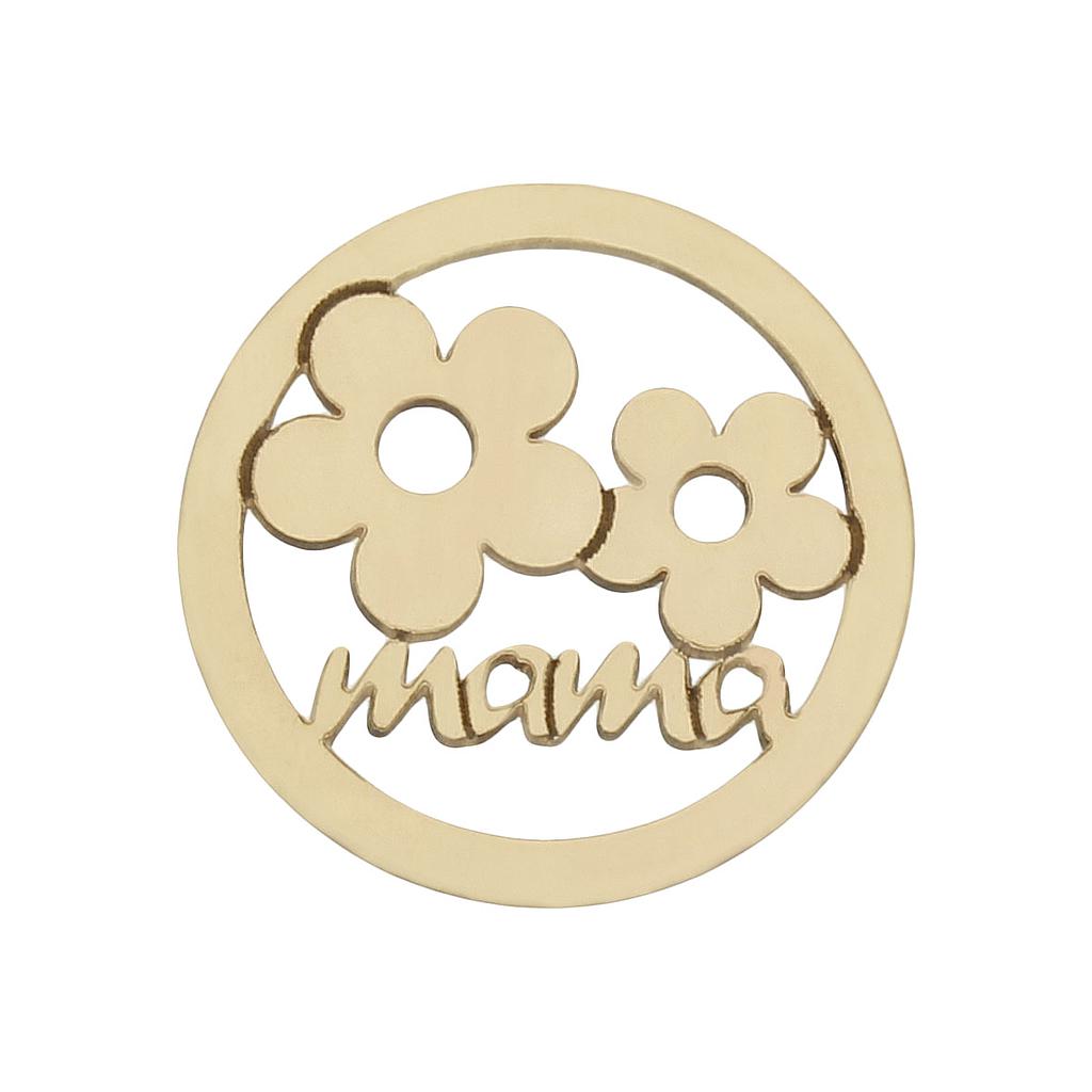 MI HISTORIA - ABALORIO ORO 18KL MAMA FLORES