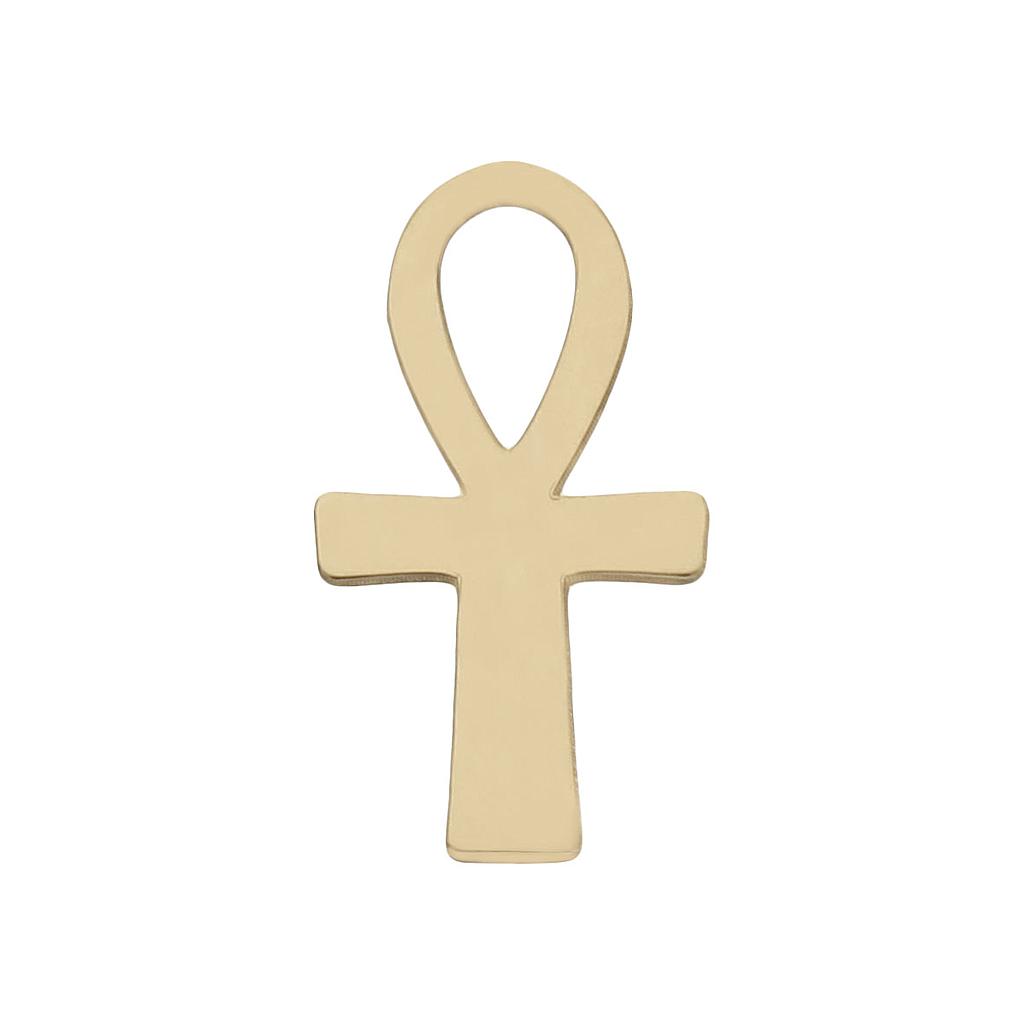 MI HISTORIA - ABALORIO ORO 18KL CRUZ VIDA