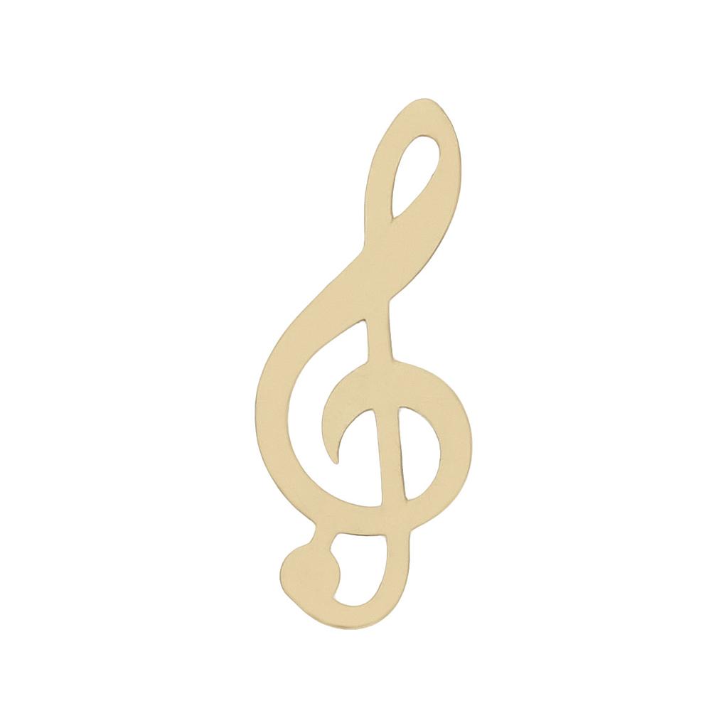 MI HISTORIA - ABALORIO ORO 18KL CLAVE SOL