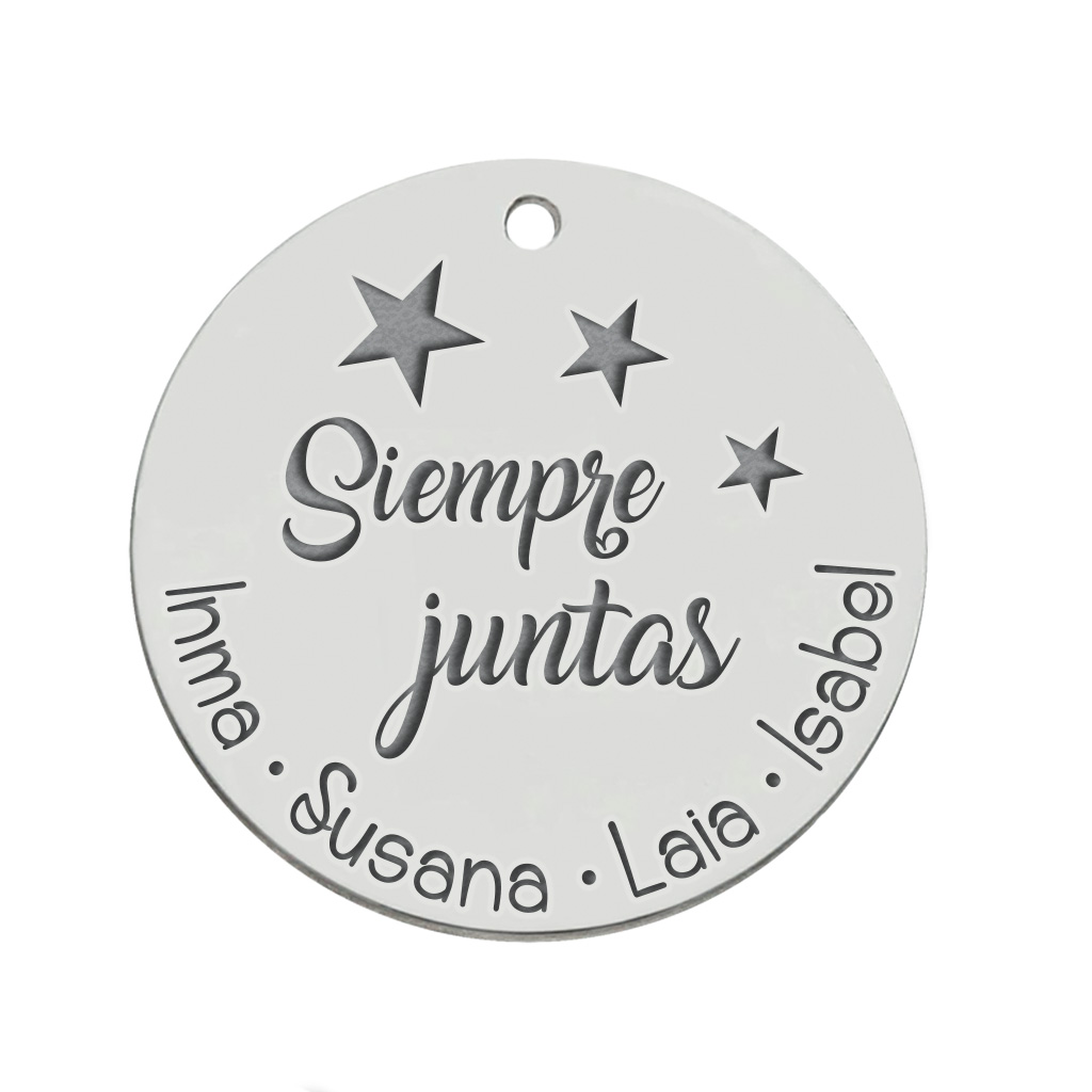 MI HISTORIA - ABALORIO PLATA 925MM SIEMPRE JUNTAS