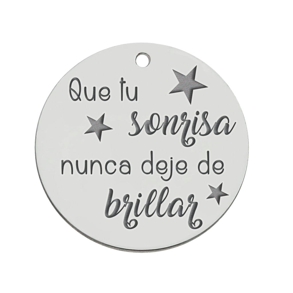 MI HISTORIA - ABALORIO PLATA 925MM SONRISA