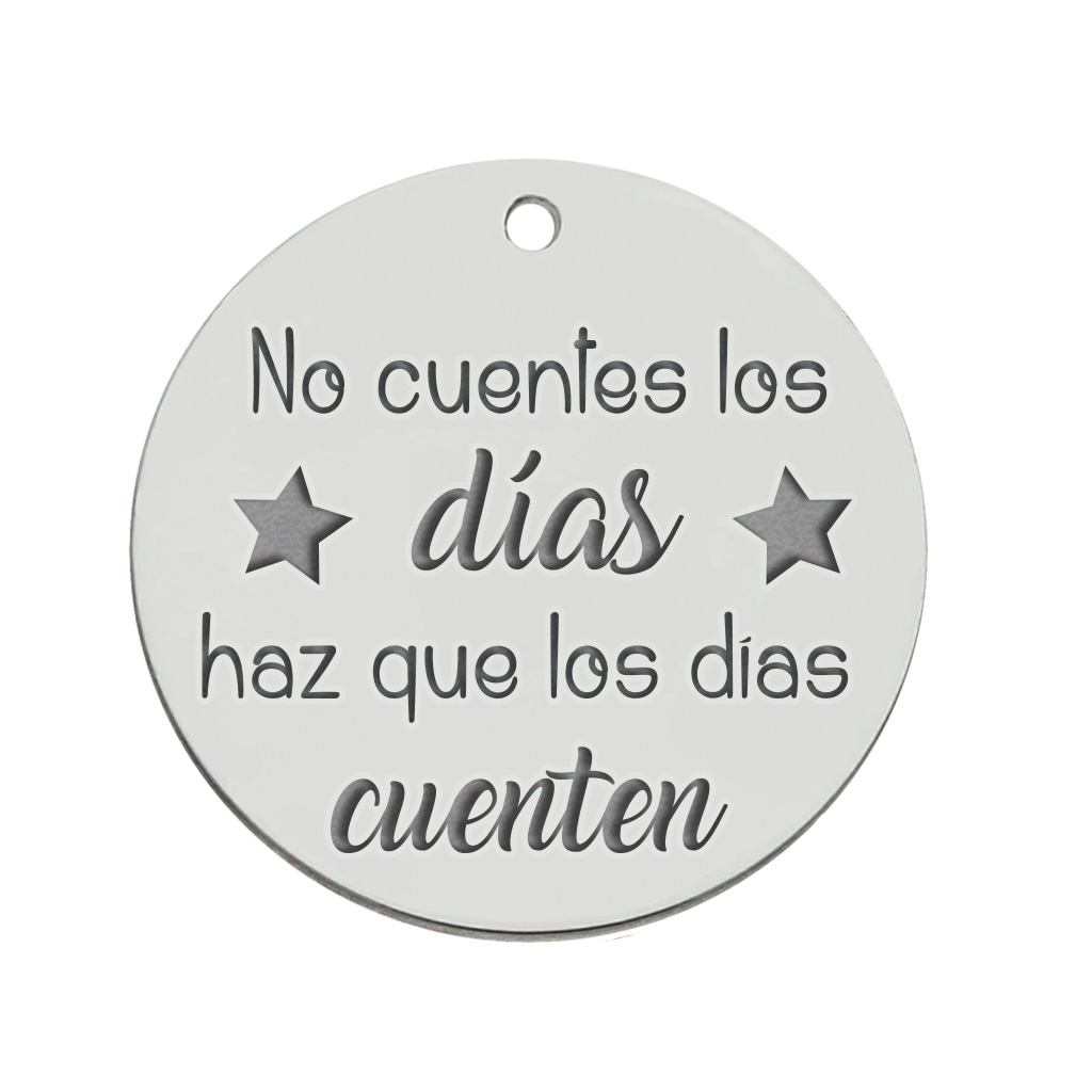 MI HISTORIA - ABALORIO PLATA 925MM DIAS