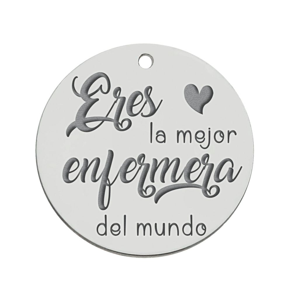 MI HISTORIA - ABALORIO PLATA 925MM ENFERMERA