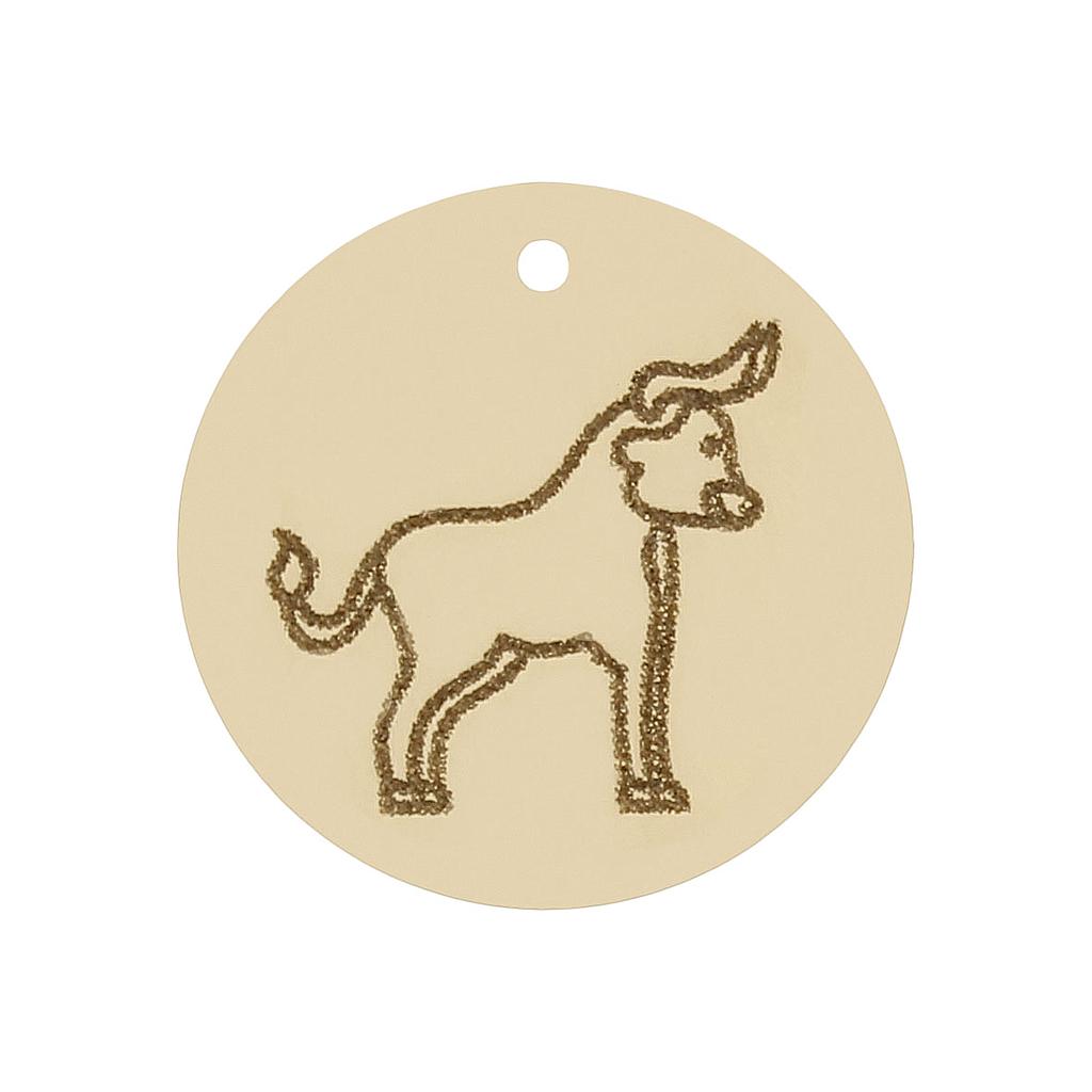 MI HISTORIA - ABALORIO ORO 18KL HOROSCOPO TAURO