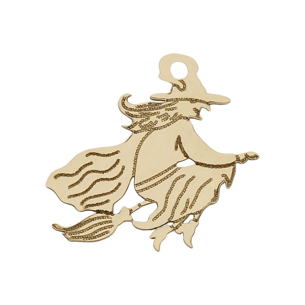 MI HISTORIA - ABALORIO ORO 18KL BRUJA