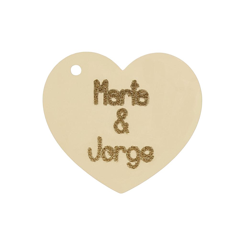 MI HISTORIA - ABALORIO ORO 18KL CORAZON